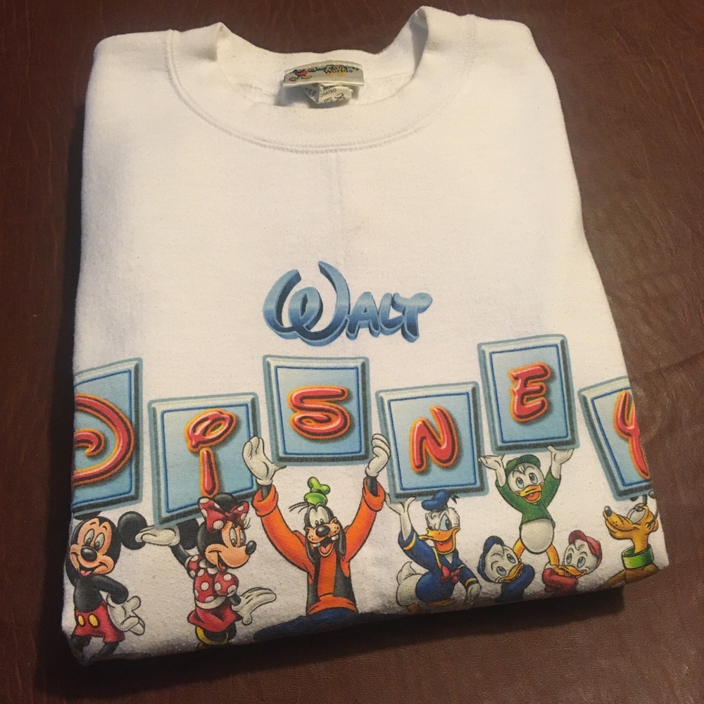 Vtg 90s Disney World Crewneck Sweater M